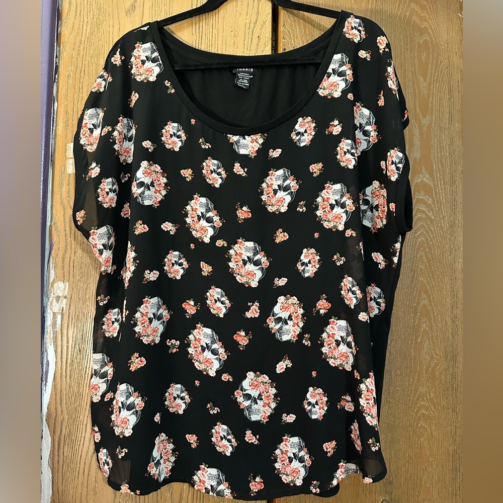 Skulls and Roses Top from Torrid